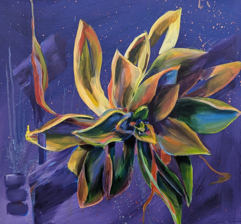 Growing in the Cosmos by artist Nancy Paton